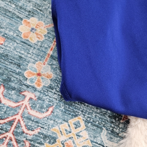 Adidas Multicolor Blue Crop Climalite Leggings DU1852 Small - Picture 8 of 8